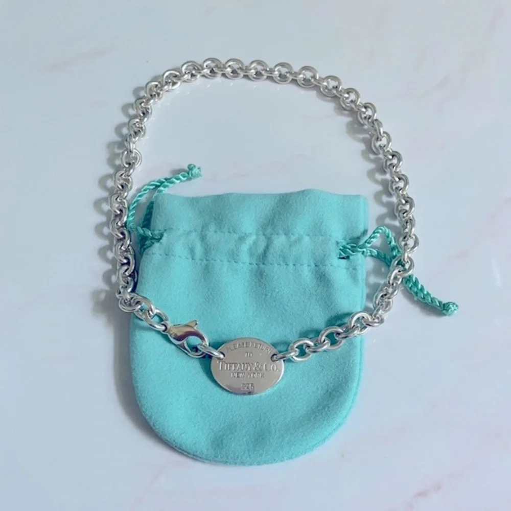 ❗️SOLD❗️Tiffany & Co. oval choker - Picture 1 of 4